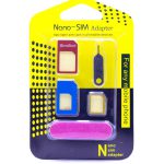 خشاب سیم کارت فلزی همراه با سوزن ا NANO-SIM Adapter For Any Mobile Phone کد 2434