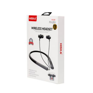 هدست بلوتوثی گردنی FX-293 هیسکا ا Bluetooth Headset Neckband FX293 کد 5630 - سیکاس کالا 048