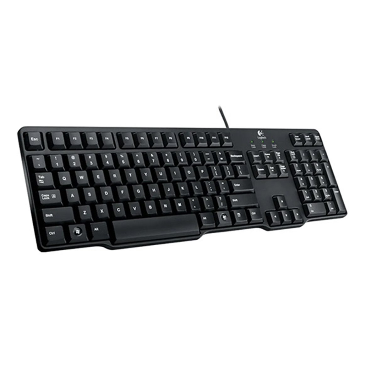 140 کیبورد لاجیتک مدل k100 ا K100 Classic PS2 Keyboard کد 2584 - تصویر 1