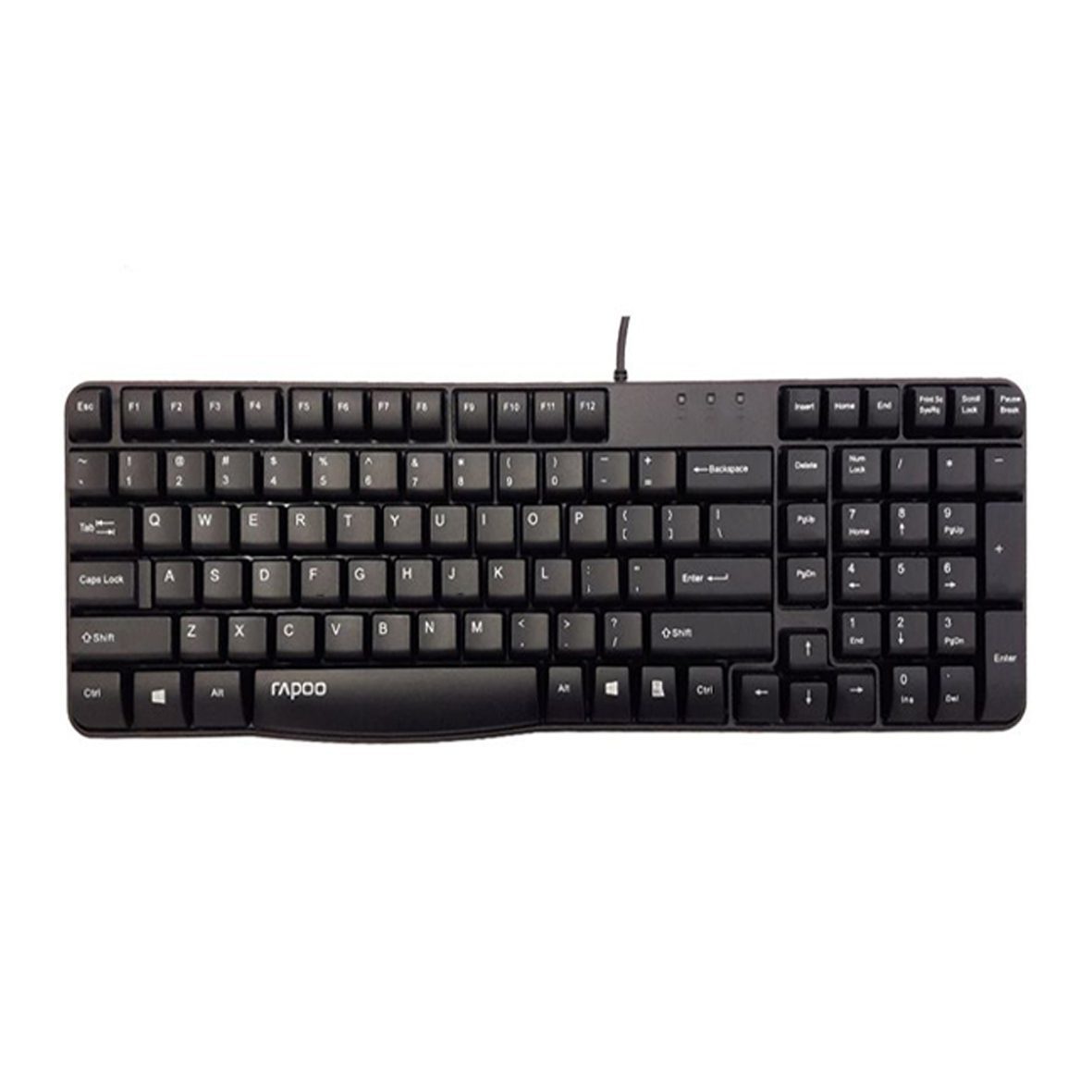 143 کیبورد رپو مدل K130 ا Rapoo K130 Keyboard کد 2587 - تصویر 1