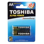 باطری قلمی سوپر آلکالاین توشیبا مدل Alpha Power بسته 2 عددی ا Toshiba Alpha Power AA BP-2 — تصویر 4
