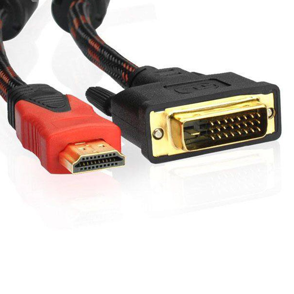 1025 کابل مبدل HDMI به DVI-D طول 1.5 متر ا Cable HDMI TO DVI 1.5M Normal — تصویر 3
