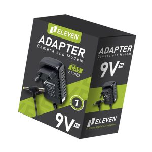 آداپتور 9 ولت 1 آمپر 2 پورت ELEVEN مدل EA9 کد 4861 - سیکاس کالا آداپتور 9 ولت 1 آمپر 2 پورت ELEVEN مدل EA9