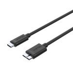 کابل دیتا USB Type-C به Micro B USB3.0 هارد اکسترنال یونیتک مدل Y-C475BK — تصویر 2