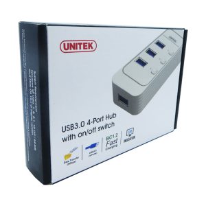 هاب USB3.0 چهار پورت با یونیتک مدل Y-3072 کد 1889 - سیکاس کالا هاب USB3.0 چهار پورت با یونیتک مدل Y-3072 — تصویر 2