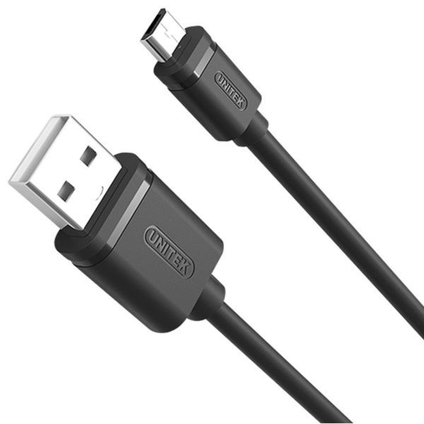 کابل تبدیل USB به MicroUSB یونیتک Y-C454GBK طول 0.5 متر — تصویر 3