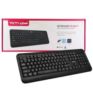کیبورد تسکو مدل TK 8011 ا TK 8011 Wired Keyboard کد 5382 - سیکاس کالا کیبورد تسکو مدل TK 8011 ا TK 8011 Wired Keyboard