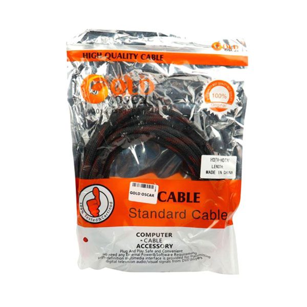 کابل HDMI گلد اسکار طول 3 متری ا HDMI Cable Gold Oscar 3M