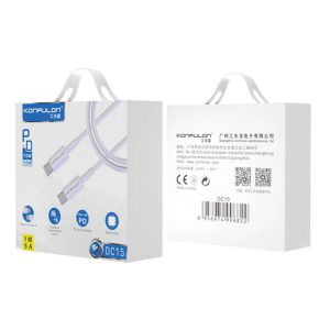 کابل دو سر تایپ سی کانفلون مدل DC15 کد 5192 - سیکاس کالا کابل دو سر تایپ سی کانفلون مدل DC15