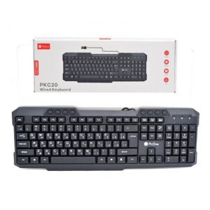 کیبورد سیم دار پرووان PKC20 کد 4982 - سیکاس کالا کیبورد سیم دار پرووان PKC20
