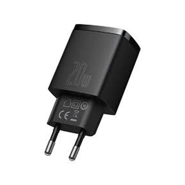 شارژر دیواری فست شارژ بیسوس 20 واتی CCXJ-B01 ا Baseus Compact Quick Charger CCXJ-B EU — تصویر 3