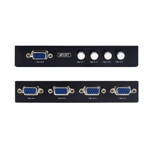 سوئیچ VGA فلزی دستی 4 پورت — تصویر 4
