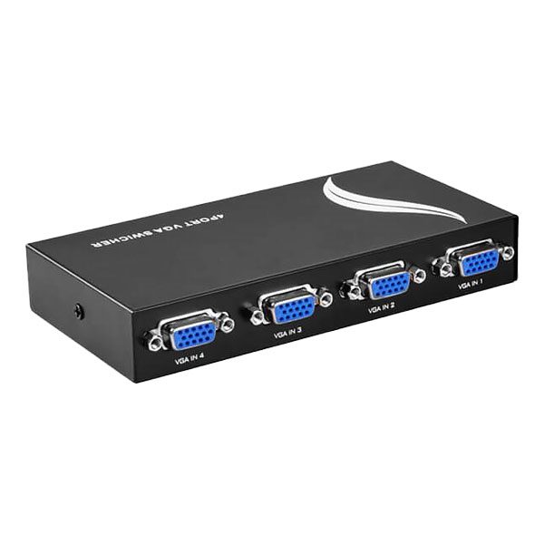 سوئیچ VGA فلزی دستی 4 پورت — تصویر 3