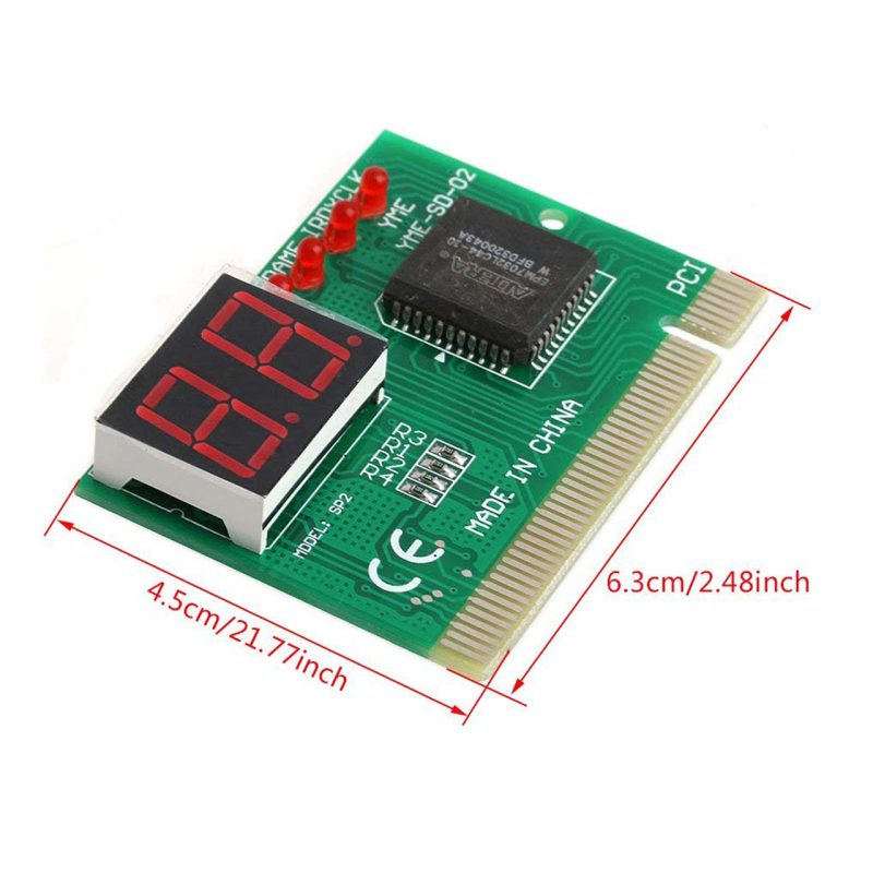 دیباگر مادربرد با 2 نمایشگر ا SP2 PCI Motherboard Debugger