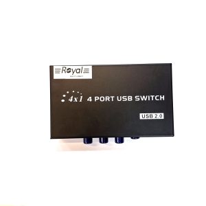 هاب سوئیچ 4 پورت پرینتر رویال مدل 1A4B ا Hub switch 4 port printer royal model 1A4B — تصویر 4