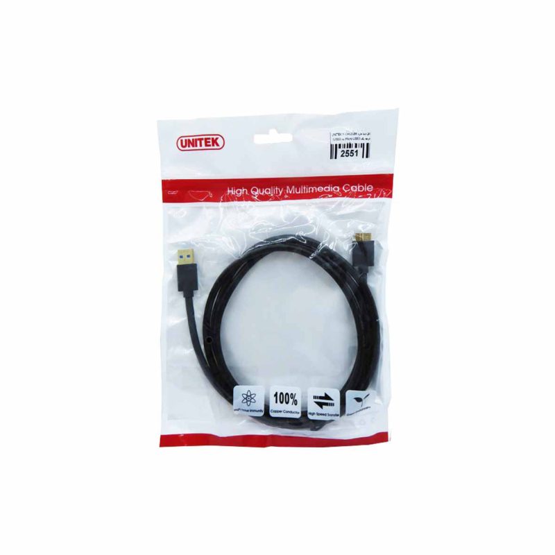 کابل هارد اکسترنال USB3 یونیتک مدل Y-C462GBK به طول 1.5 متر — تصویر 2
