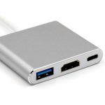 هاب تبدیل تایپ سی به HDMI و USB3 پی نت — تصویر 3