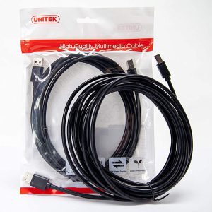 کابل USB پرینتر یونیتک مدل Y-C421GBK طول 5 متر — تصویر 2