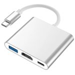 هاب تبدیل تایپ سی به HDMI و USB3 پی نت