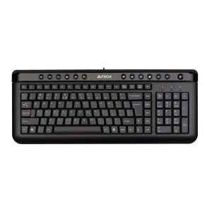 کیبورد با سیم ای فور تک مدل KL-40 ا A4Tech KL-40 Wired Multimedia Keyboard کد 3158 - سیکاس کالا 294