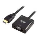 مبدل HDMI به VGA یونیتک مدل Y-6333 ا Y-6333 HDMI to VGA Converter کد 2844