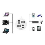 هاب 8 پورت USB2.0 مدل Hi-Speed با کابل 60 سانتی — تصویر 2