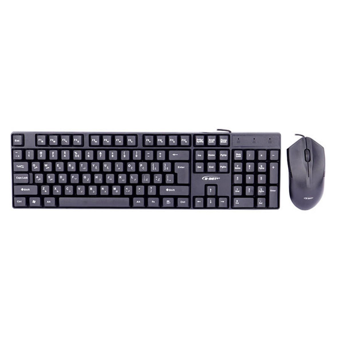 368 ماوس و کیبورد دی نت مدل DT_1101 ا D-Net Plus DT_1101 Keyboard And Mouse کد 2731 - تصویر 1
