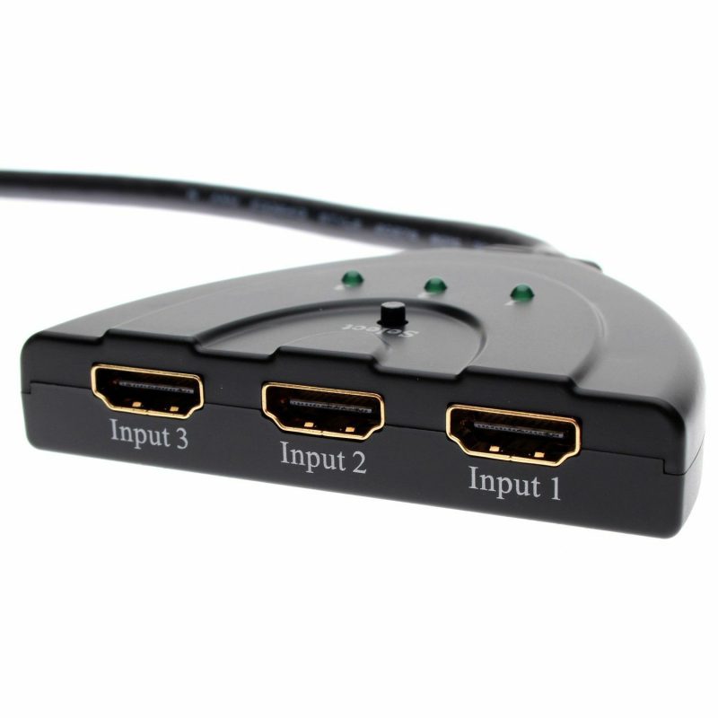 سوئیچ HDMI کابلدار 3 پورت — تصویر 3