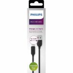 کابل تبدیل USB به microUSB فیلیپس اورجینال مدل DLC2416U طول 1 متر