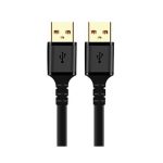 کابل USB کی نت پلاس مدل KP-C4012 طول 1.5 متر ا K-NET PLUS KP-C4012 USB 2.0 AM to USB 2.0 AM Cable 1.5m کد 4309