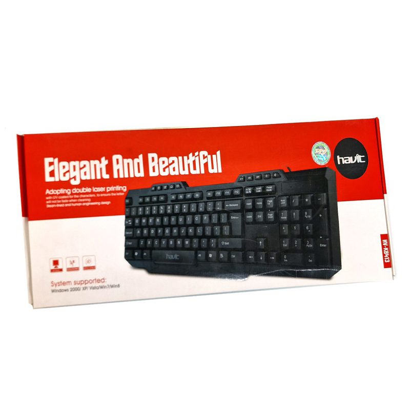 کیبورد هویت مدل hv-kb413