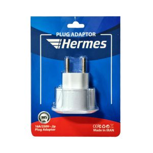 تبدیل برق 3 به 2 هرمس مدل HR-08 کد 4366 - سیکاس کالا 535