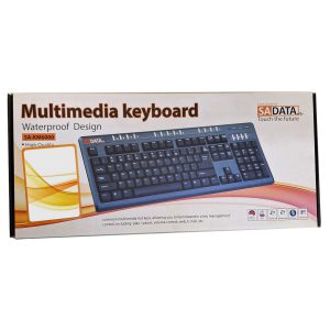 کیبورد باسیم سادیتا مدل KM-6000 ا KM-6000 Wired Keyboard