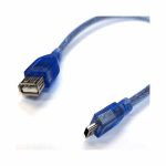 کابل تبدیل USB-A به Mini USB شیلددار 30 سانت پی نت — تصویر 2