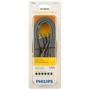 کابل 3 به 3 AV فیلیپس SWV4126 ا Philips Component Video Cable 3 x RCA YUV 1.5 m SWV4126