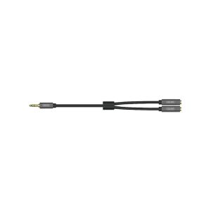 تبدیل 1 به 2 صدا فیش 3.5 میلیمتری یونیتک مدل Y-C956ABK — تصویر 2