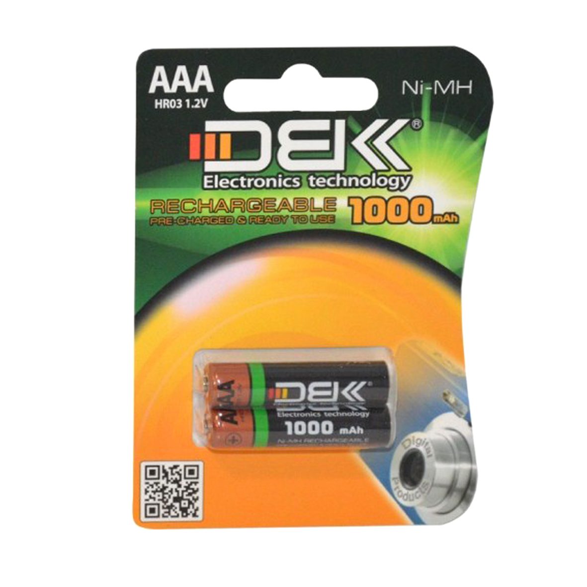 742 باطری نیم قلمی DBK هزار میلی آمپر کد 0667 - تصویر 1