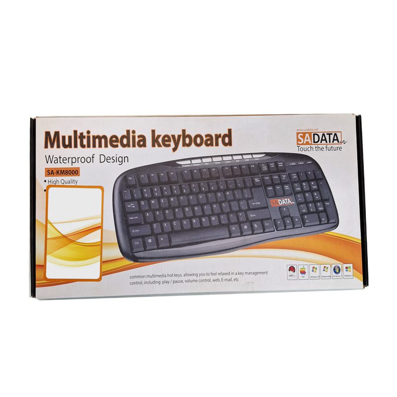 کیبورد سیم دار سادیتا KM-8000 ا SADATA KM-8000 Wired Keyboard
