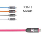 کابل USB به Lighting و MicroUSB هویت مدل HV-CB521 ا Havit USB Cable to Lightning/MicroUSB Model HV-CB5214 کد 1 — تصویر 5