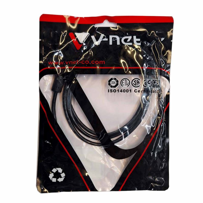 کابل پرینتر وی نت USB 2.0 طول 1.5 متر ا V-Net USB 2.0 Printer Cable 1.5M