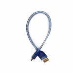 کابل تبدیل USB-A به Mini USB شیلددار 30 سانت پی نت