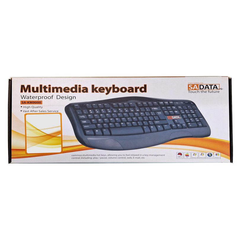 کیبورد باسیم سادیتا KM-9000 ا SADATA KM-9000 Wired Keyboard
