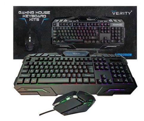 کیبورد و ماوس گیمینگ وریتی مدل KB6121GCW ا VERITY KB6121GCW Keyboard کد 5637 - سیکاس کالا کیبورد و ماوس گیمینگ وریتی مدل KB6121GCW ا VERITY KB6121GCW Keyboard — تصویر 2