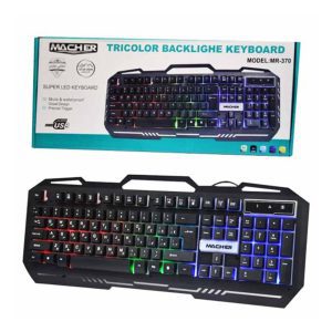 کیبورد گیمینگ Macher MR-370 ا Macher MR-370 Wierd Keyboard کد 5789 - سیکاس کالا 998