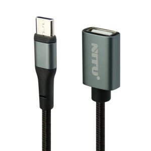 تبدیل کابلدار OTG تایپ سی نیتو CN18 — تصویر 2