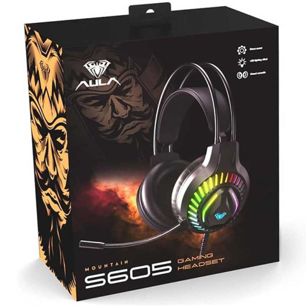 هدست گیمینگ آئولا مدل S605 ا AULA Mountain S605 Headphone