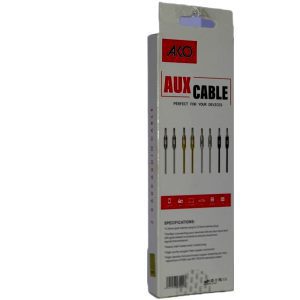 کابل صدا یک به یک AUX AKO سه متری AX1 — تصویر 2
