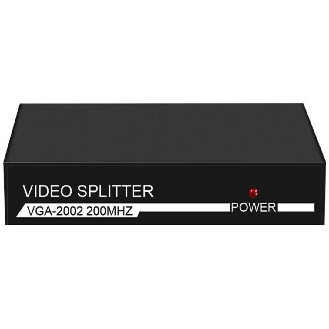 اسپلیتر VGA فلزی آداپتور دار 2 پورت کد 0975 - سیکاس کالا اسپلیتر VGA فلزی آداپتور دار 2 پورت — تصویر 4