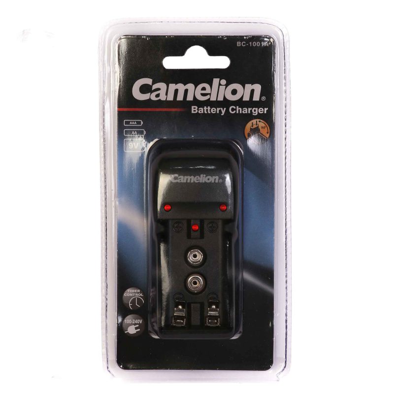 شارژر باطری کملیون مدل BC-1001 Mini Travel ا Camelion BC-1001 Mini Travel Battery Charger — تصویر 3