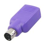 تبدیل PS2 نر به USB ماده بنفش مخصوص کیبورد